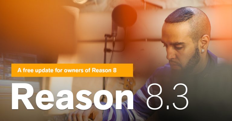 Cover Image for Propellerhead Releases Free Reason 8.3 Update